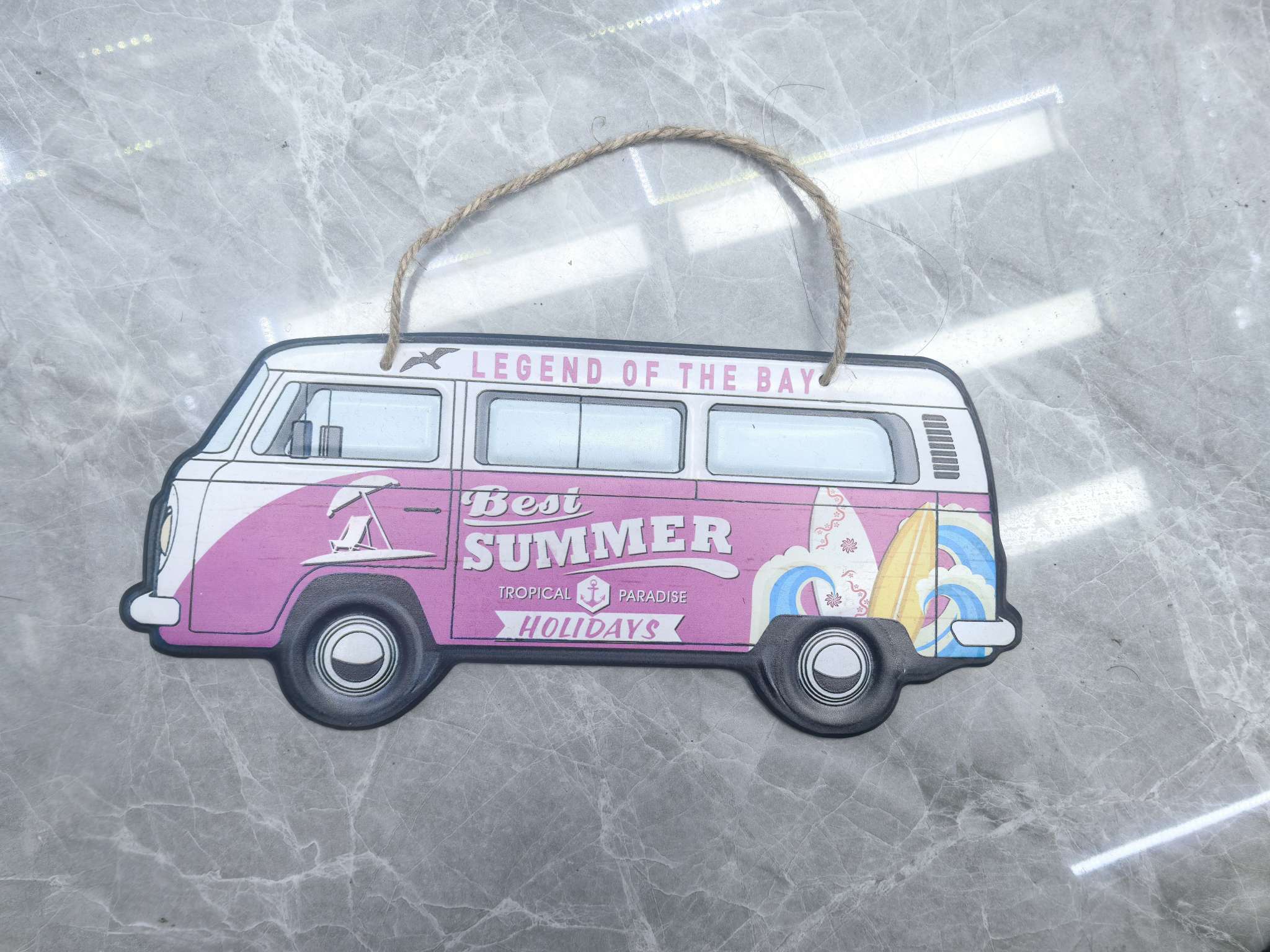 异形凹凸汽车挂牌铁皮画