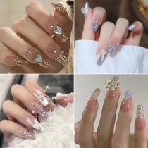 wear nail tip high-grade handmade cat's eye wear nail finished product nail patch fake nails ins style nail sticker