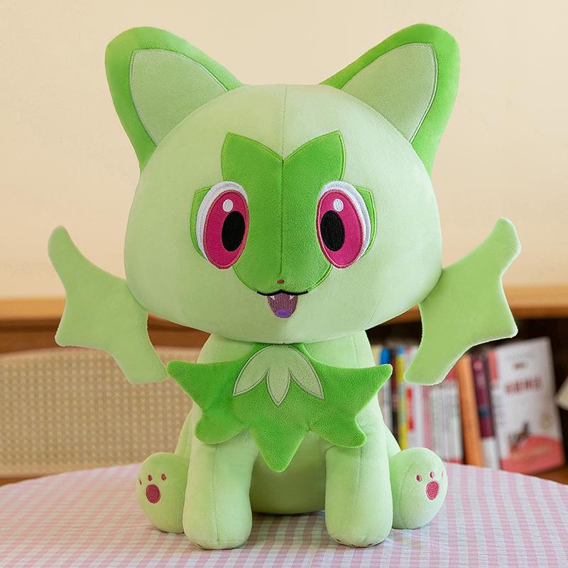 cross-border new pokemon hot crocodile run duck new leaf cat's plush toy doll pokemon doll
