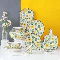 ceramic cutlery bowl sets soup bowl dish fruit salad plate tableware