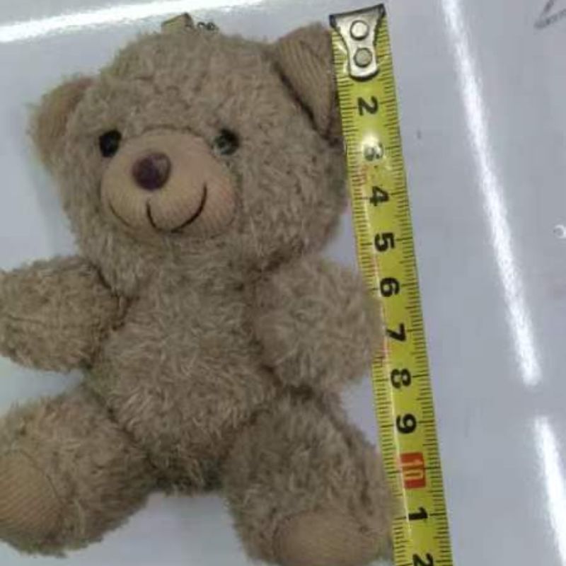 11公分咖啡色坐毛毛熊婚庆用品毛绒玩具