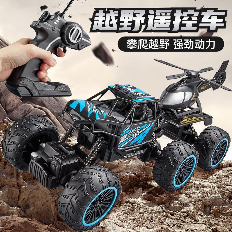 oversized children's remote control car toy charging six-wheel remote control toy car climbing off-road vehicle remote-control automobile wholesale