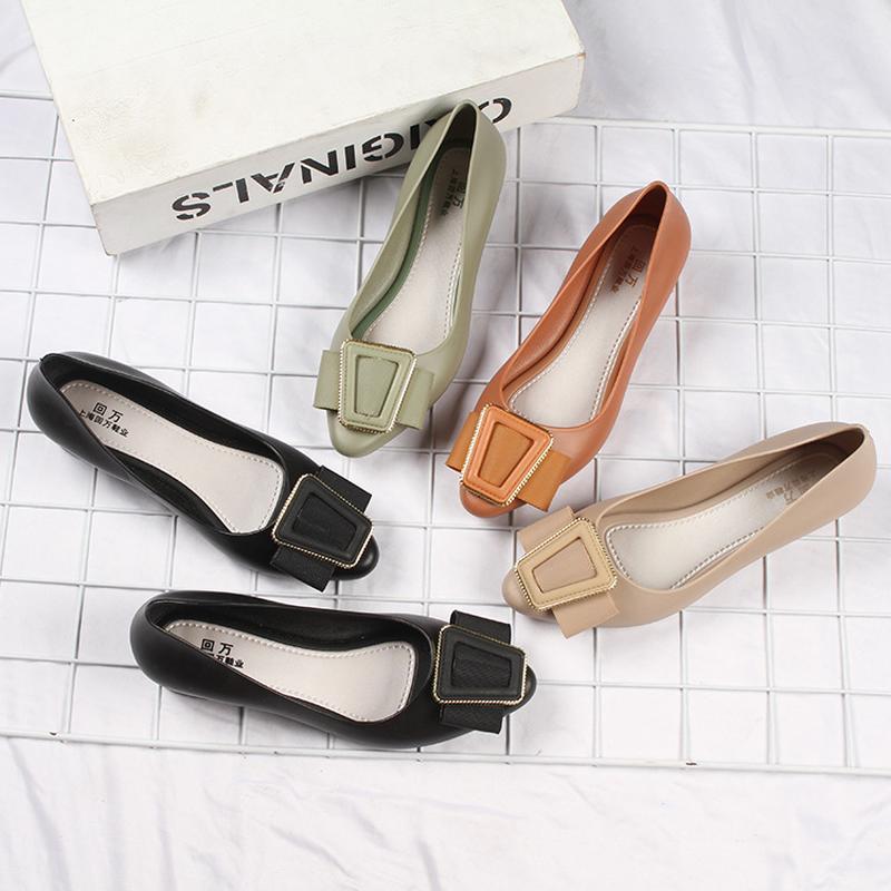 heli shark new summer fashion daily indoor and outdoor wear casual solid color pointed mid heel square buckle ladies sandals lady sandal