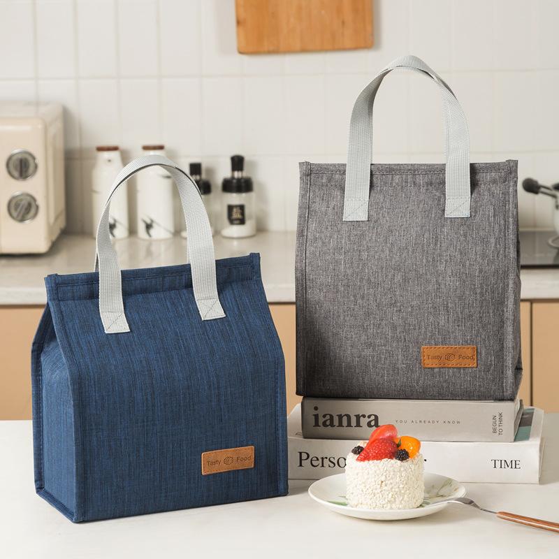 zhenwei minimalist lunch bag vertical and portable design cationic lunch bag insulated bag lunch box bag large capacity lunch box bag
