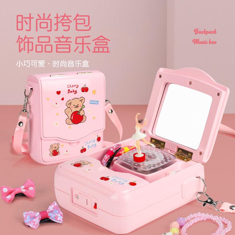 cross-border amazon music box music box rotating ballet girl princess girl children's birthday gifts factory direct sales