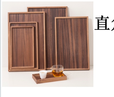 胡桃木茶托盘新中式实木木盘茶盘茶具茶托高档家用放茶杯茶水托盘详情图8