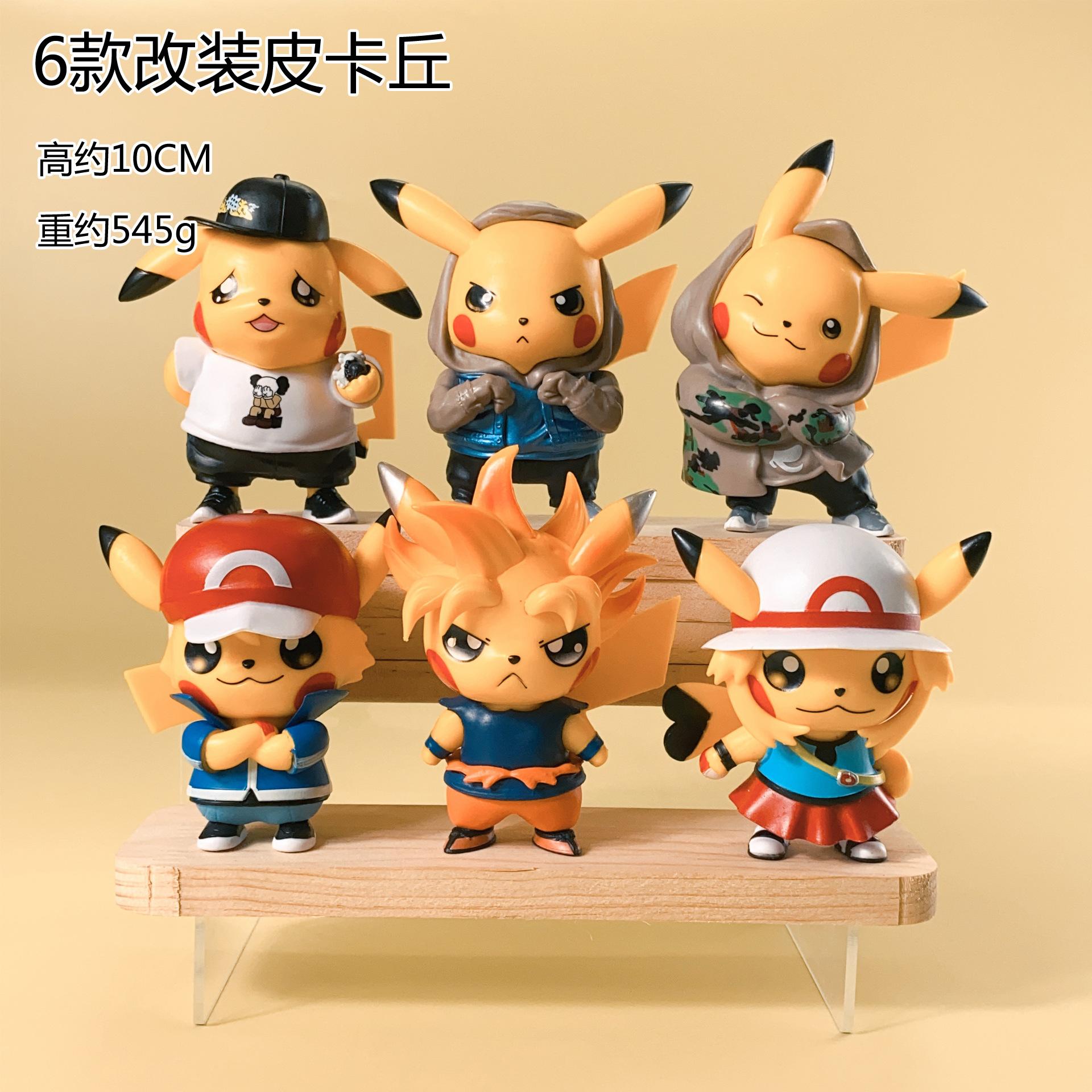 6 cosplay pikachu source factory psyduck pokémon pokemon hand-made decoration doll