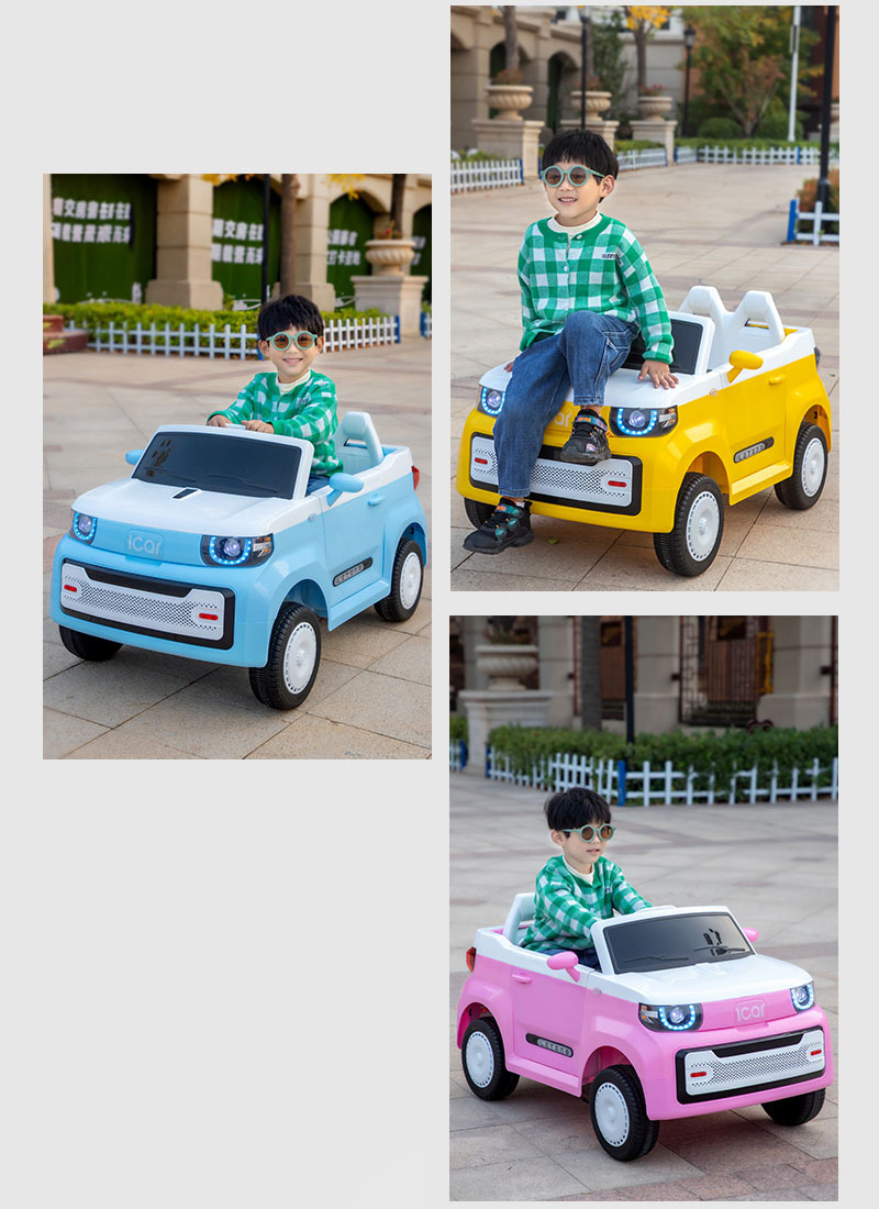 儿童电动五菱宏光汽车mini遥控四轮可坐人摇摆车童车电动车玩具车详情4