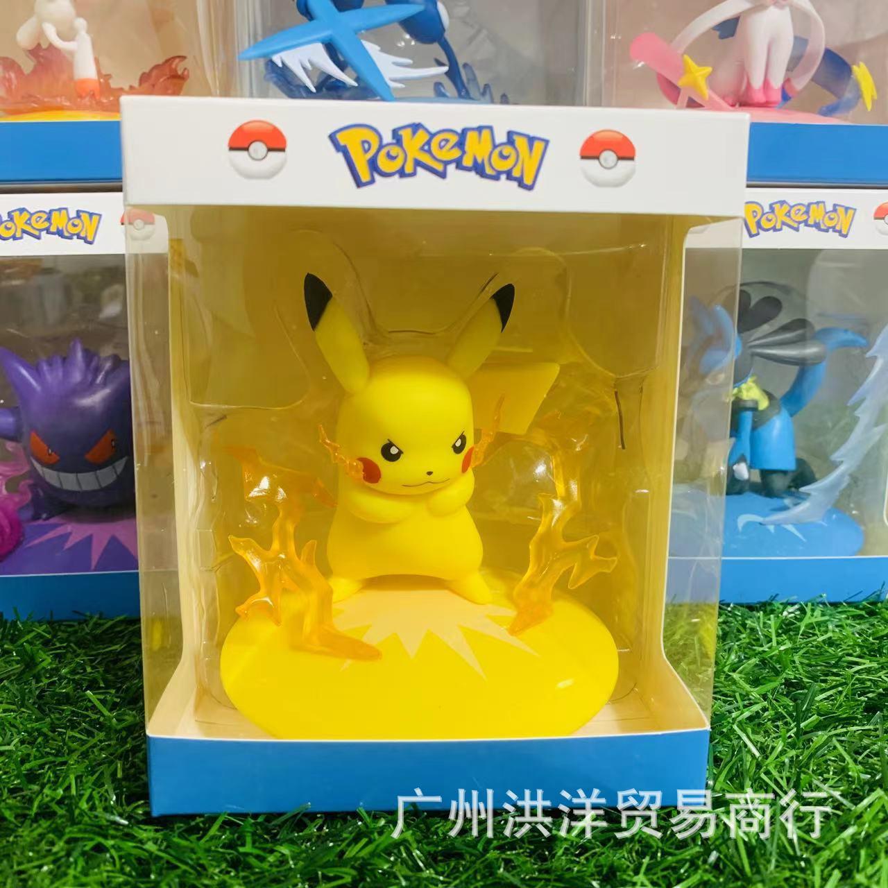 hand-made blind box pokemon toy doll decoration pikachu fairy yibu greninja pokémon model