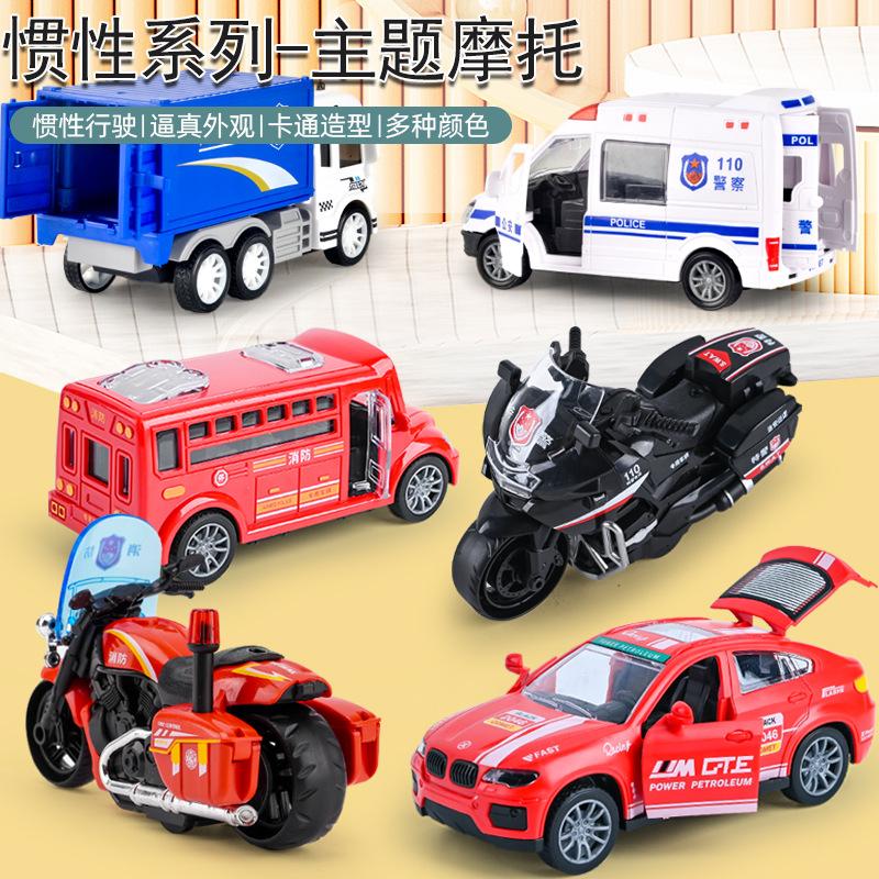 tiktok red children toy boy toy car stall toy wholesale inertia engineering car baby educational toy