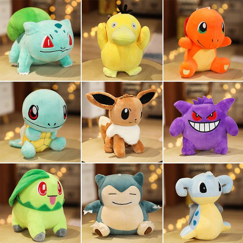 Magic Baby Doll Pokemon Miaowa Seeds Pikachu Snorlax Squirtle Doll Pendant Foreign Trade Wholesale