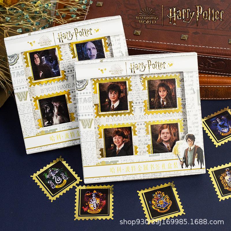 harry potter stamp bookmark children's metal bookmark school of magic hermione malfoy films and television products stamp collection