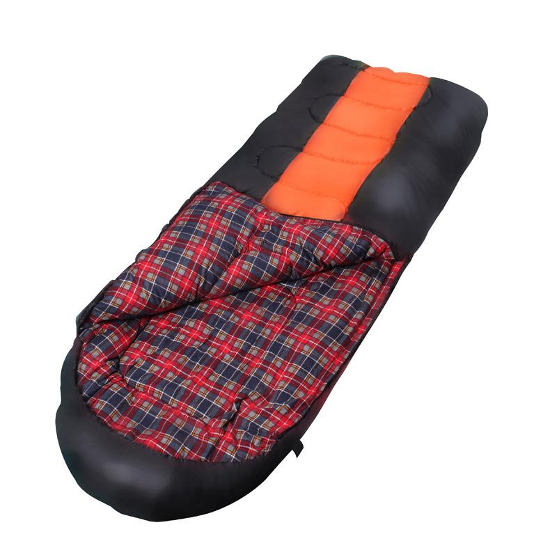factory direct sales hooded envelope sleeping bag, fashion s-type sleeping bag, camping sleeping bag, outdoor sleeping bag