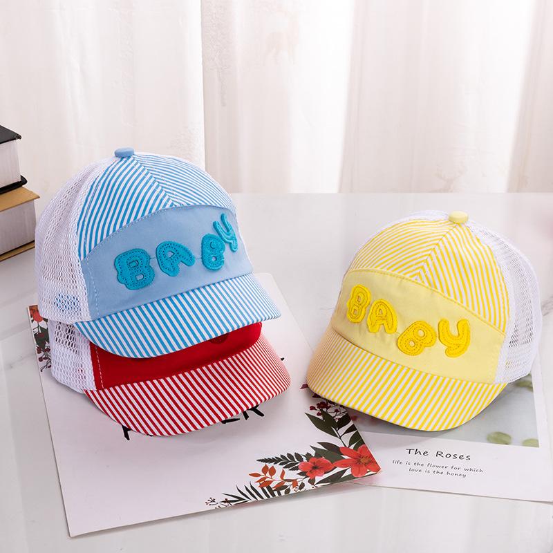 baby hat children's summer thin hat new infant peaked cap baby sunhat factory wholesale