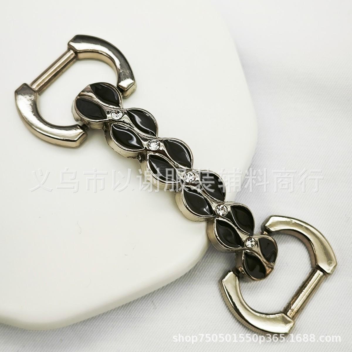 zinc alloy chain shoe buckle bean shoes metal shoe accessories belt buckle men's and women's single shoe buckle shoe accessories hardware material