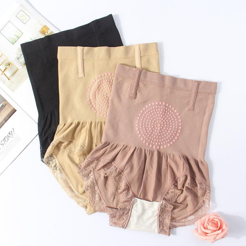 Export Hot High Waist Belly Pants lace Corset Hip-Lifting Pants Head Female Body Shaping Underwear Female