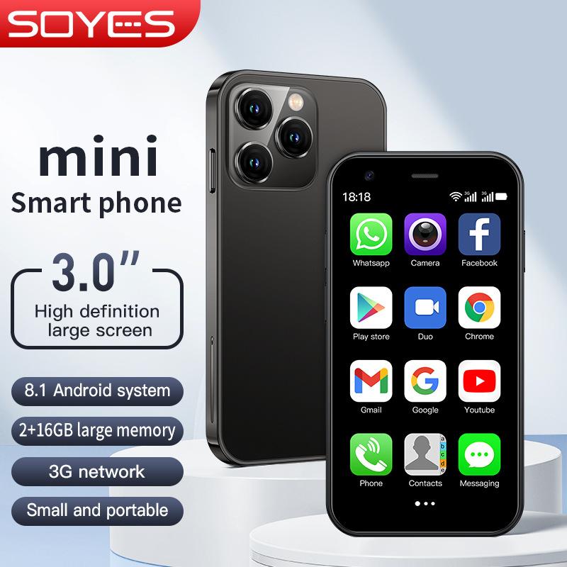 cross-border hot selling soyes soye xs15 mini ultra-small android smartphone google store quad-core standby machine