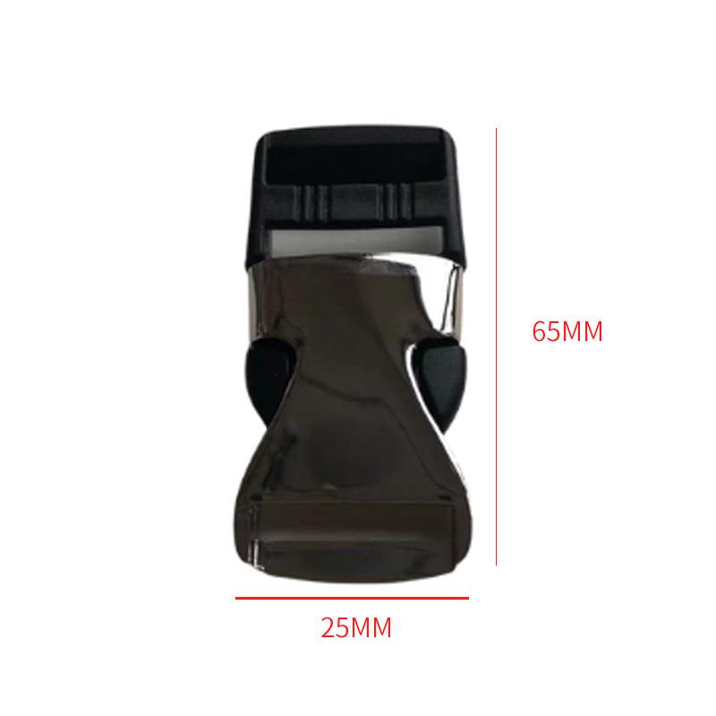 semi-metal semi-plastic strap adjustable insert buckle lock buckle backpack buckle semi-metal zinc alloy safety buckle luggage accessories