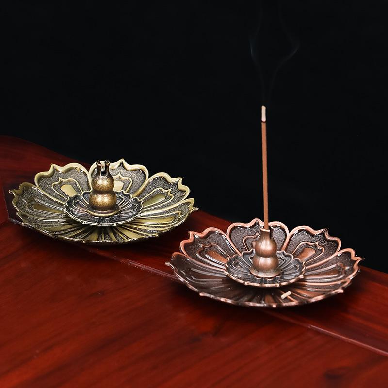 creative incense burner home indoor incense holder agarwood sandalwood incense incense box incense holder incense burner lotus new chinese style censer ornaments