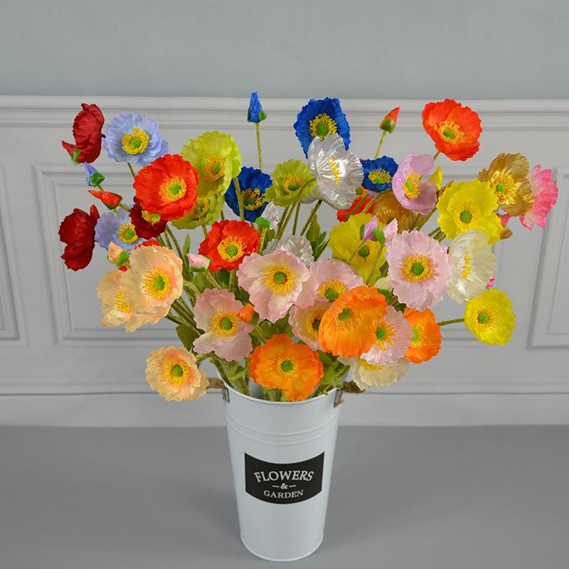 simulation yu meiren single stem home decoration emulational flower and silk flower wholesale wedding flower arrangement and fake flower model room flower arrangement material