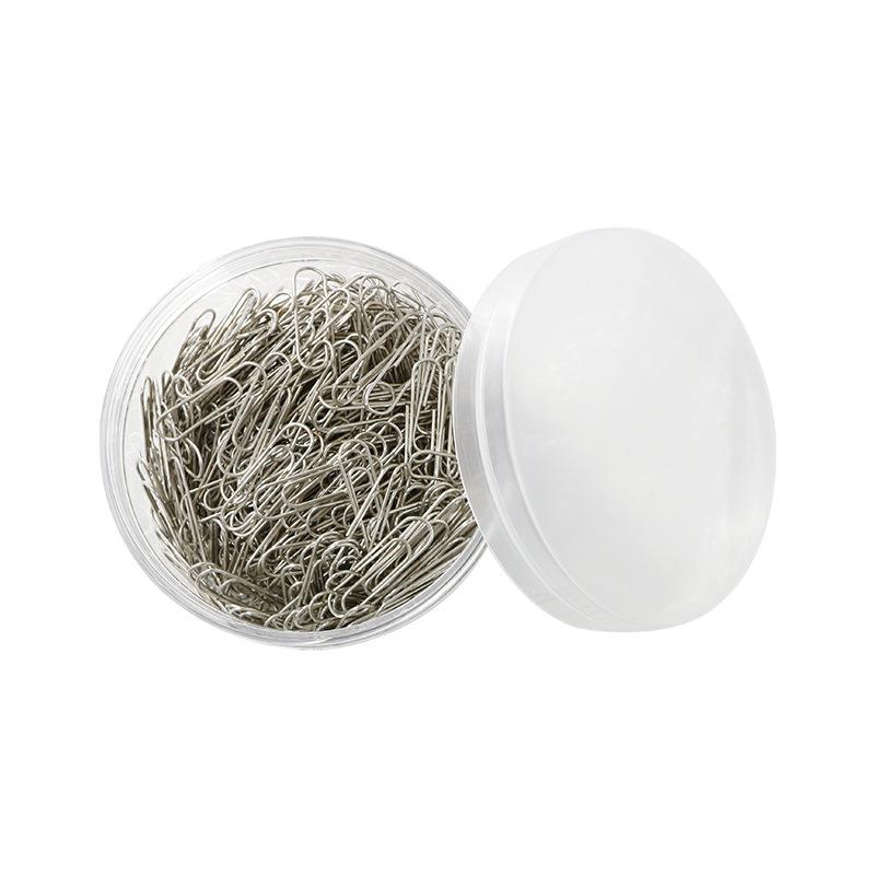 400 pieces/tube office supplies silver clip paper clip office supplies school document folder stationery clip