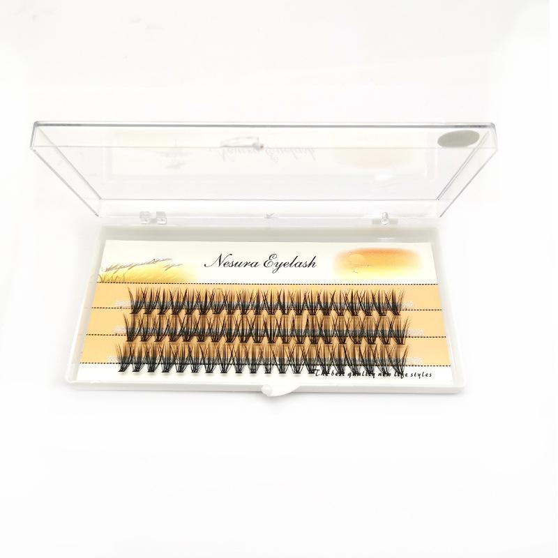 20P grafted fake eyelashes, hot melt blossomed hair, comfortable and soft eyelashes, spot wholesale