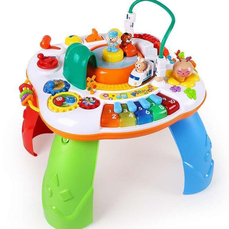gu yu gaming table infant early education puzzle multi-functional baby vocal music learning toy table 1-3 years old generation