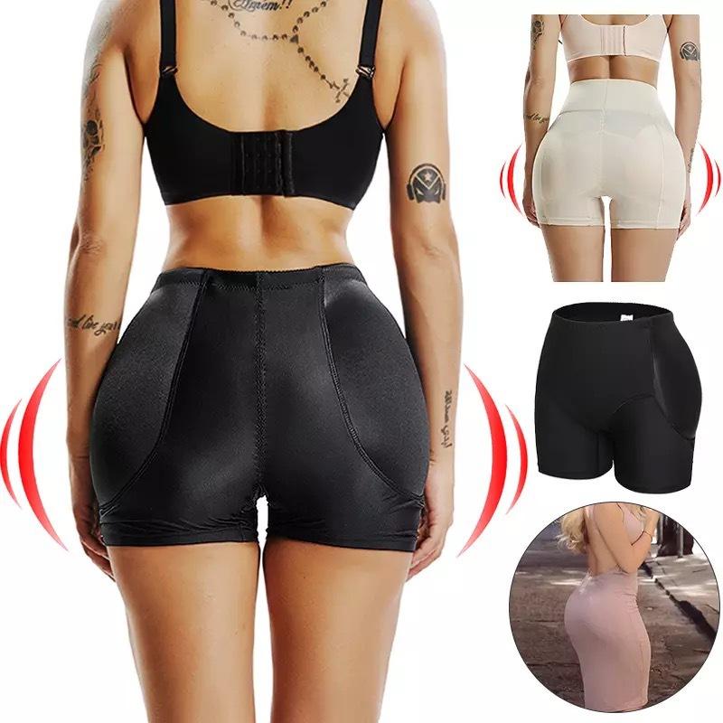 Shaping Pants Fengfeng Crotch Pants Women's Base Beauty plus Fat Fake Butt Butt-Lift Underwear Fixed Sponge Bodybuilding