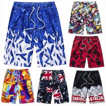 new cross-border outdoor quick-drying beach pants men's summer swimming big shorts men's fifth pants shorts men's swimming trunks