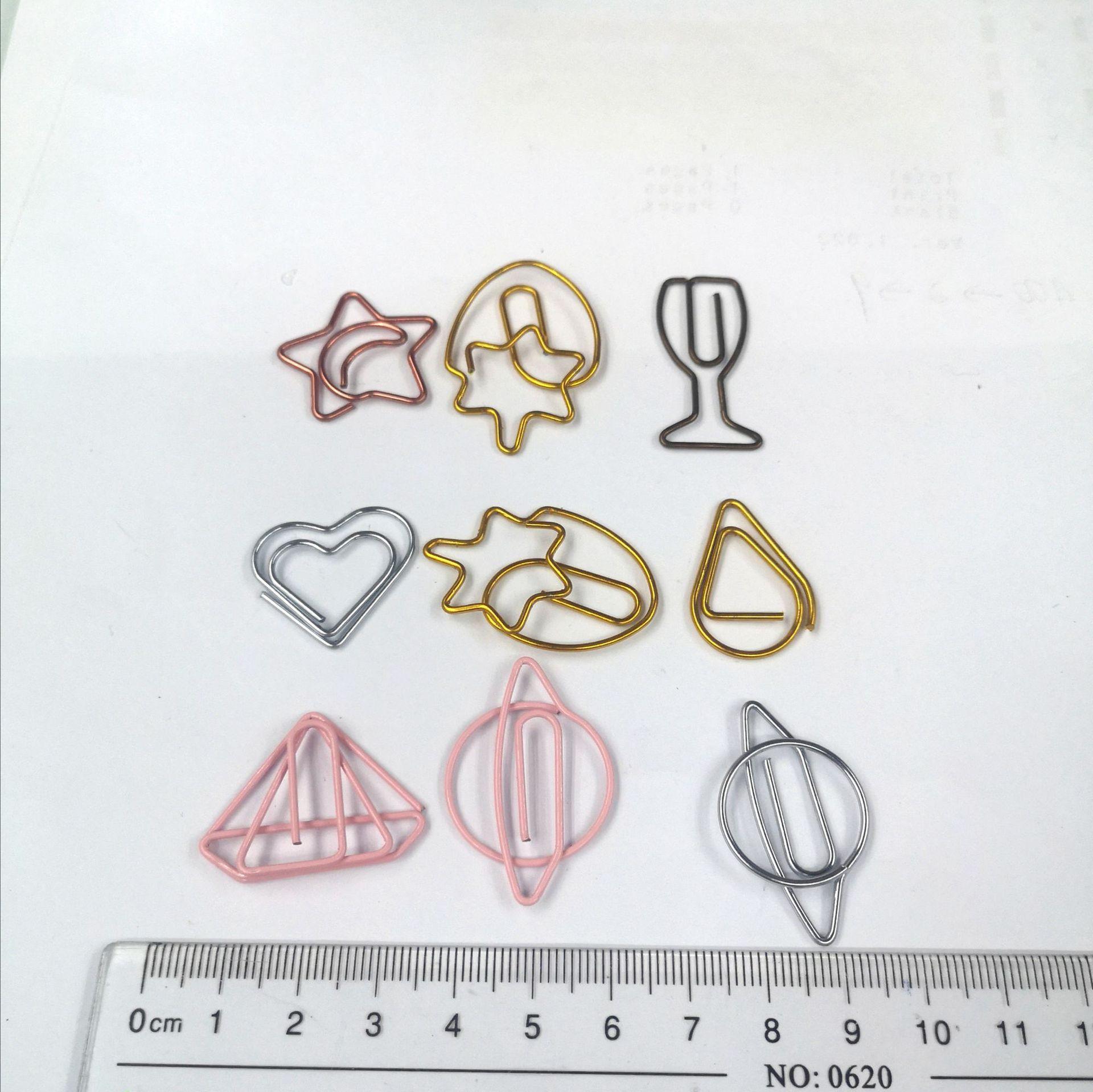 letter paper clip color shaped paper clip letter number cartoon fun bookmark clip paper clip journal folder
