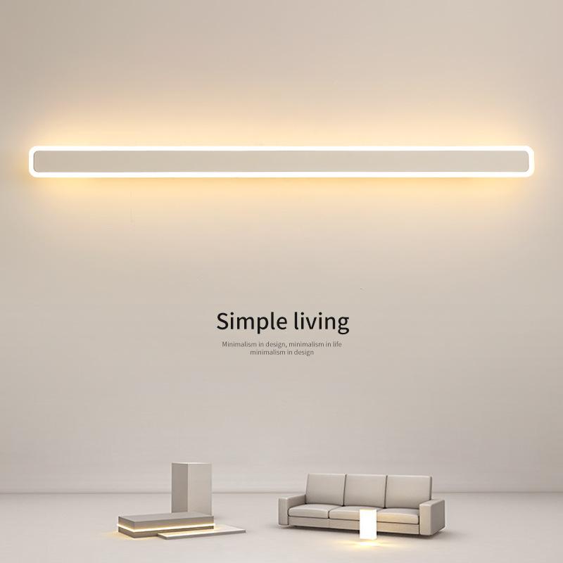 Modern Simple Strip Wall Lamp Living Room Television Background Wall Wall Lamp Aisle Corridor Wall Lamp Makeup Mirror Hand Washing Table Lamp