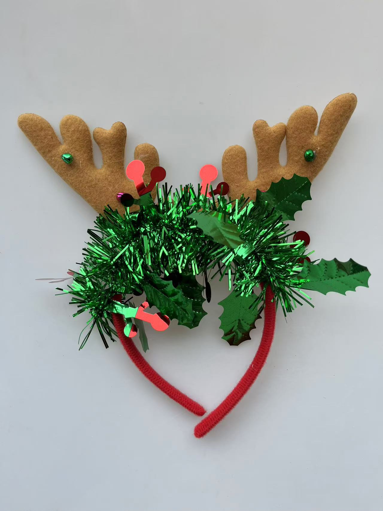 Christmas headwear and hair band accessories, cute reindeer Christmas tree, antler headwear and hair accessories, Christmas children's festival decorations 7 details Picture