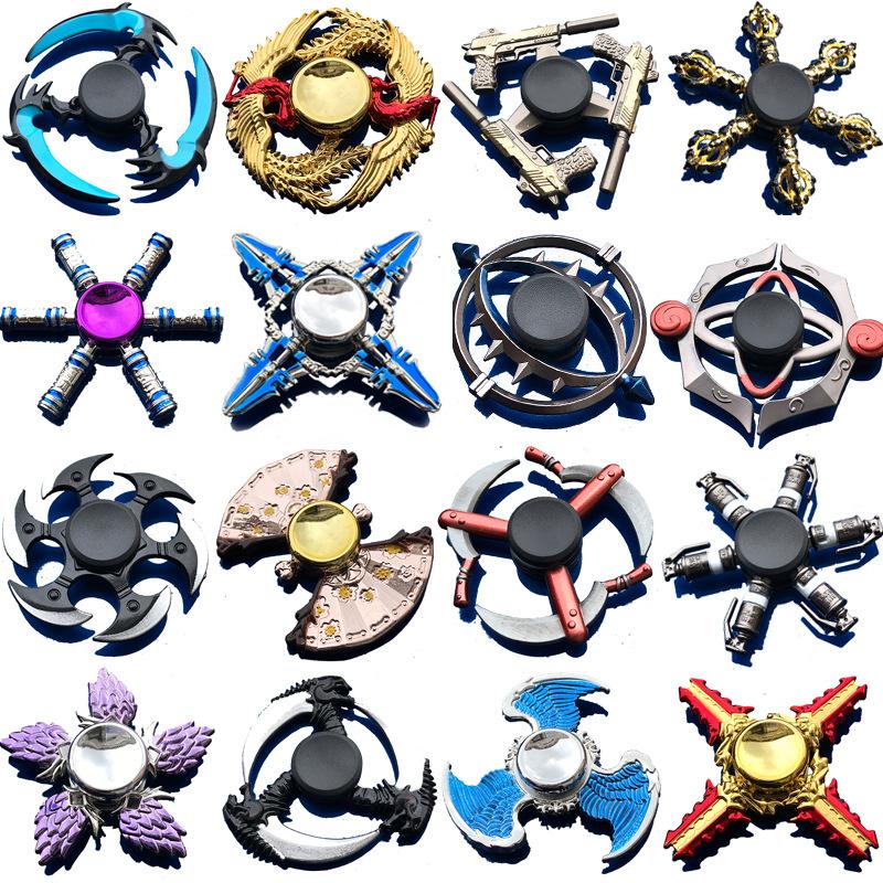hundred king eat chicken metal fidget spinner bastion alloy fingertip gyro jesus survival stall decompression