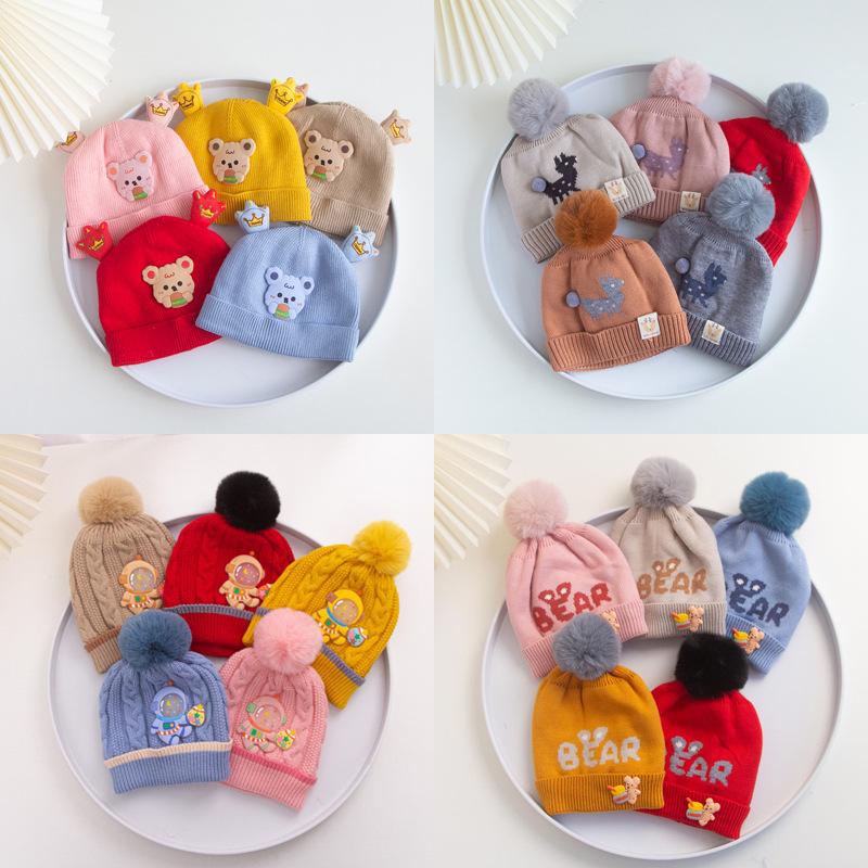baby cap autumn and winter boys and girls baby cute warm baby hat thickened cute baby cap wholesale