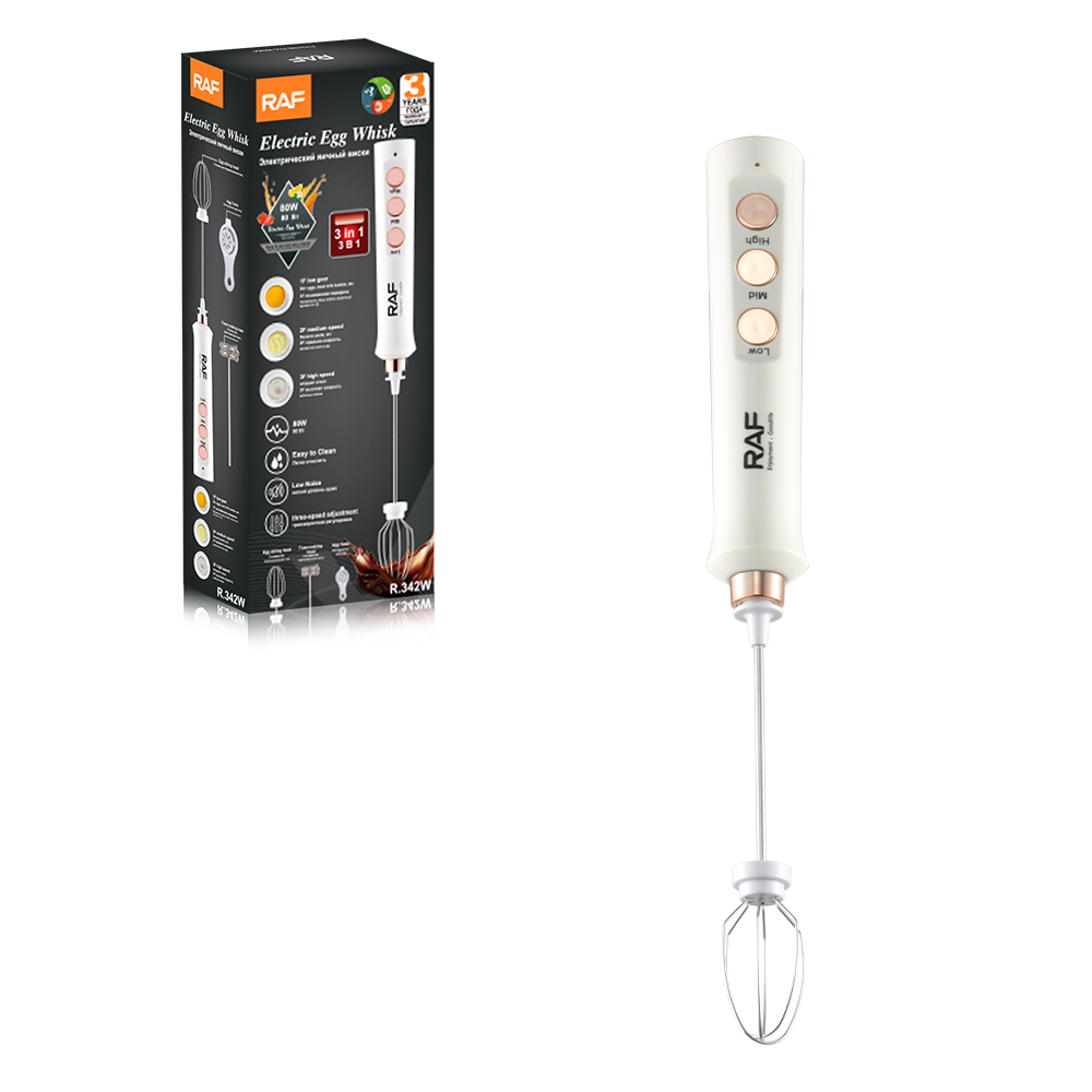 RAF euro calibre recargable mezclador de mano eléctrico single stick batido huevo mezclador hogar multifuncional Application Scenario
