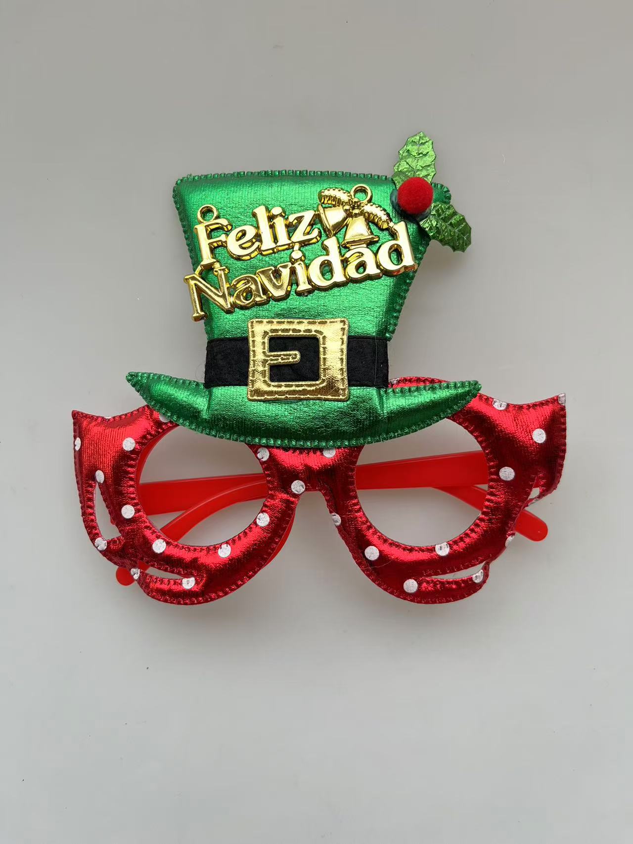 新款圣诞装饰眼镜成人儿童圣诞礼物节日用品派对创意眼镜框批发2细节图