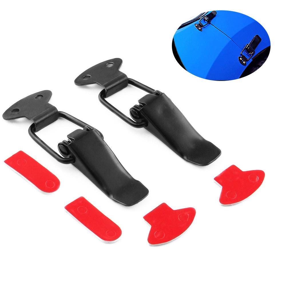 Car Modification 2 Pack Universal Safety Buckle Lock Clip Kit Bumper Drag Hook Modification Surrounding Lock Fixing Buckle