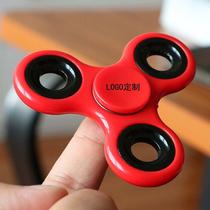 creative edc toys abs plastic bracket three-leaf fingertip gyro finger decompression triangle gyro factory wholesale