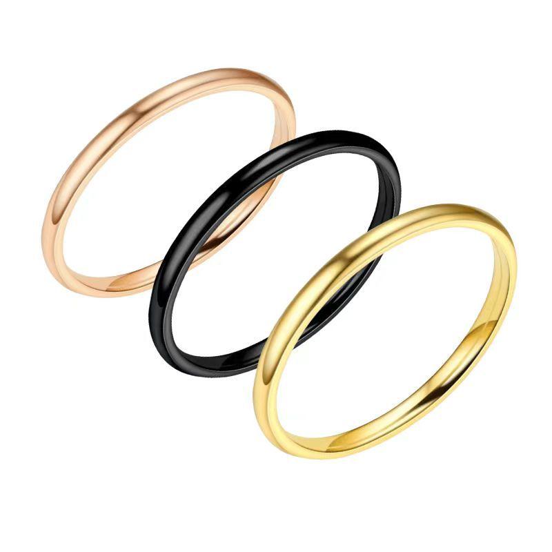 titanium steel ring female french wholesale girls do not fade ins style taigang niche cold ornament stainless steel jewelry full figure
