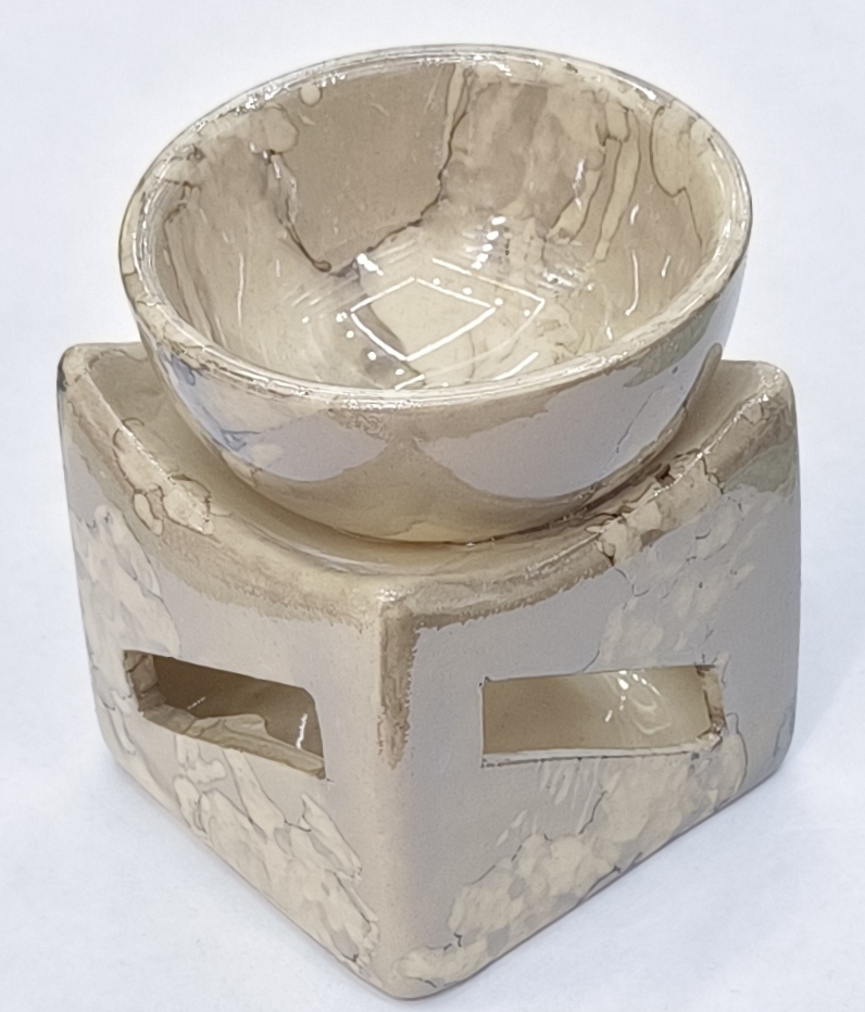 一件工艺品陶瓷烟灰色香炉家居节日礼品香薰摆件细节图