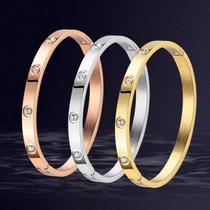 bracelet jewelry for girls niche high-grade non-fading ins style nail bracelet jewelry stainless steel jewelry wholesale
