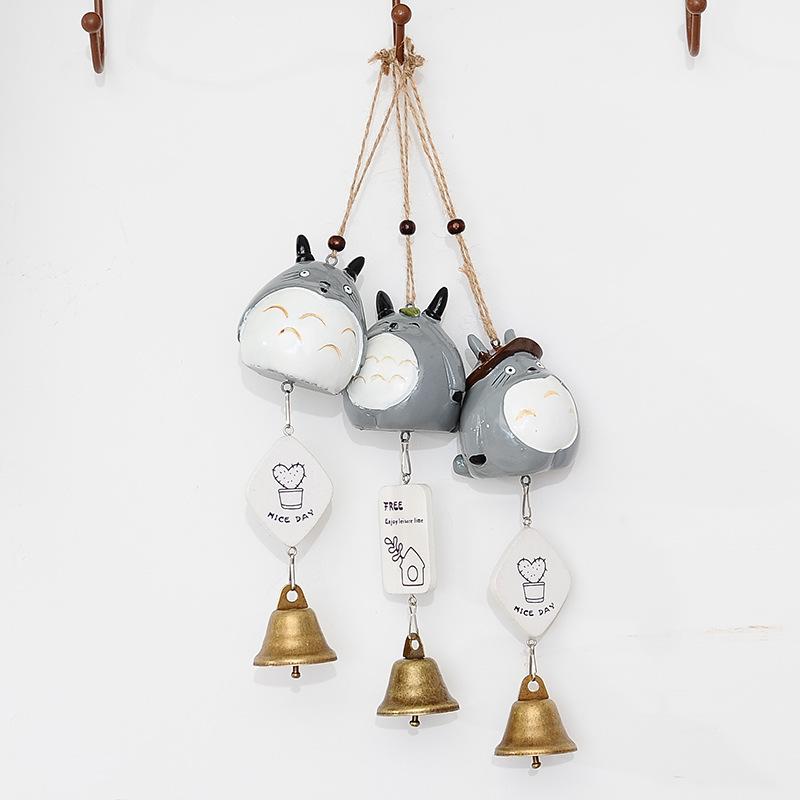 japanese cartoon bell and wind chimes gift greetings personality gift japanese resin door decoration car accessories ornaments