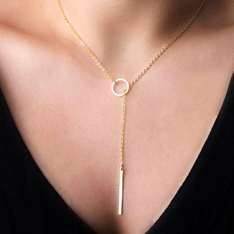 simple simple chain eyelet short necklace fashion simple necklace hot sale at aliexpress european and american accessories jewellery