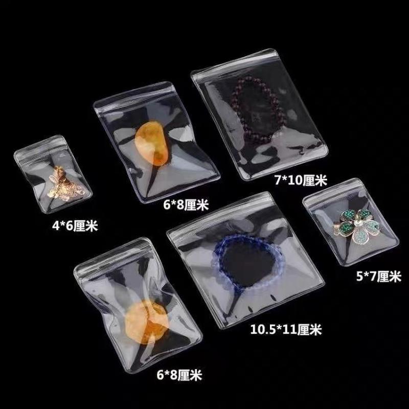 high transparent jewelry storage bag jewelry cultural relics earrings necklace ring jewellery ziplock bag