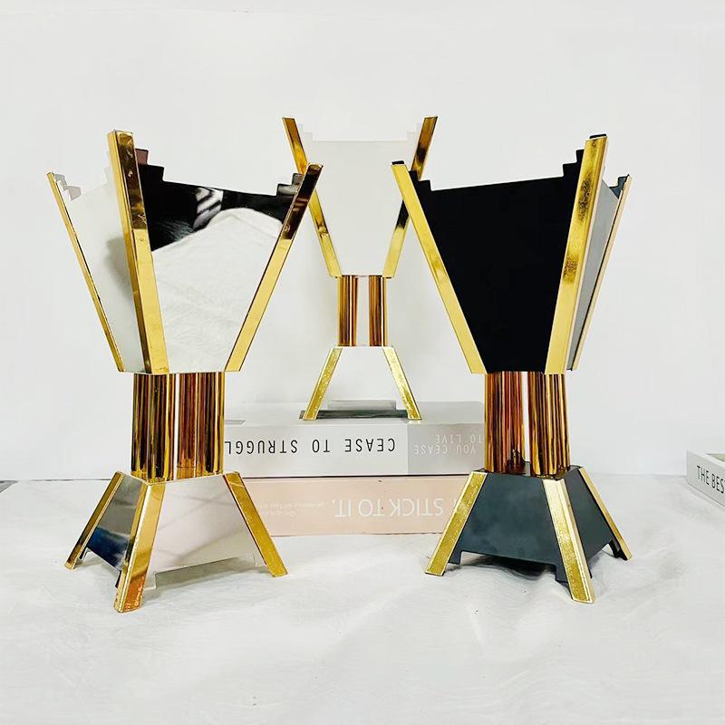 middle east exquisite arabic carbon incense burner wt-306 gold-plated classic four-corner incense burner desktop decoration incense burner home