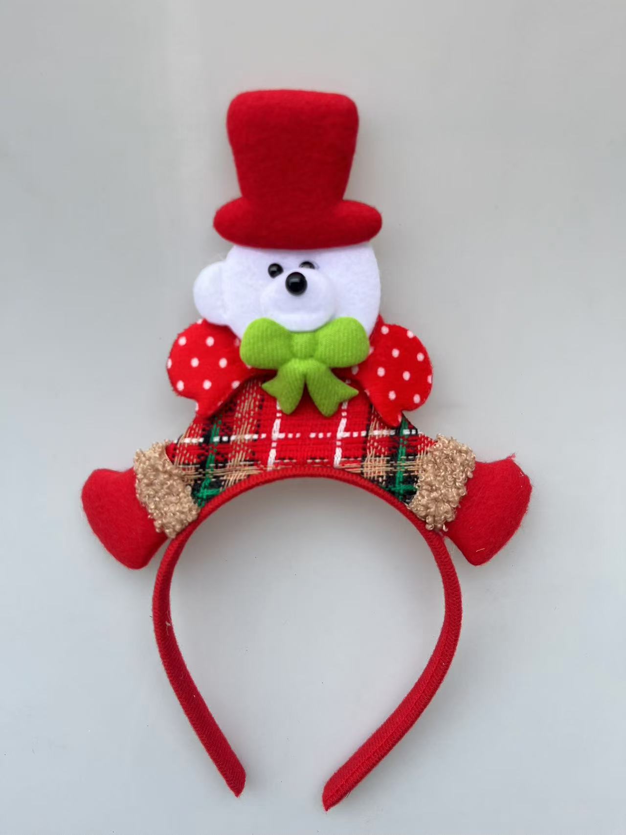 Christmas headwear and hair band accessories, cute reindeer Christmas tree, antler headwear and hair accessories, Christmas children's festival decorations 3 details Picture