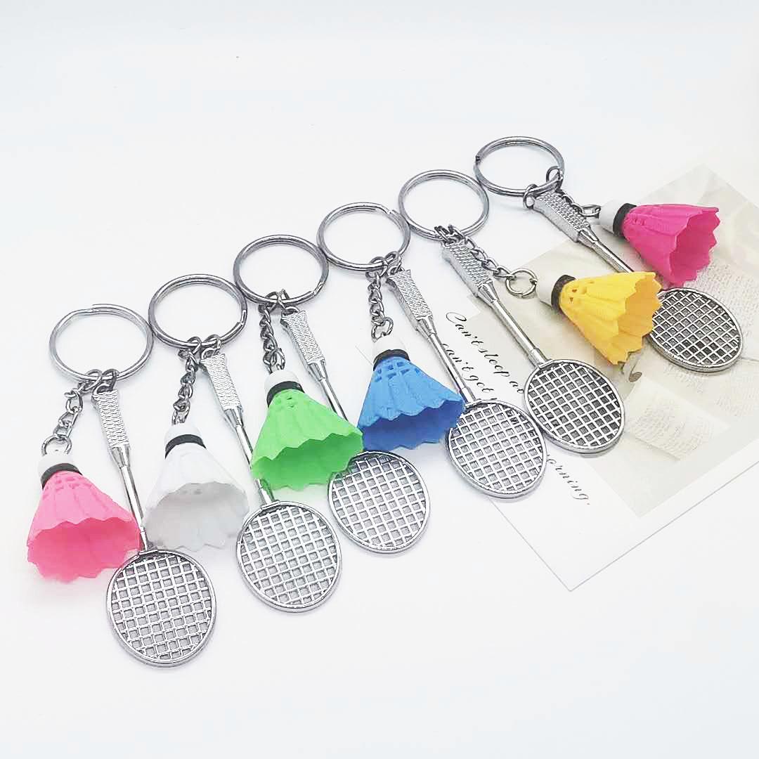 Badminton Keychain Hanging Decoration New Creative Gift Badminton Factory Mini Crafts Cartoon Shuttleco Pendant