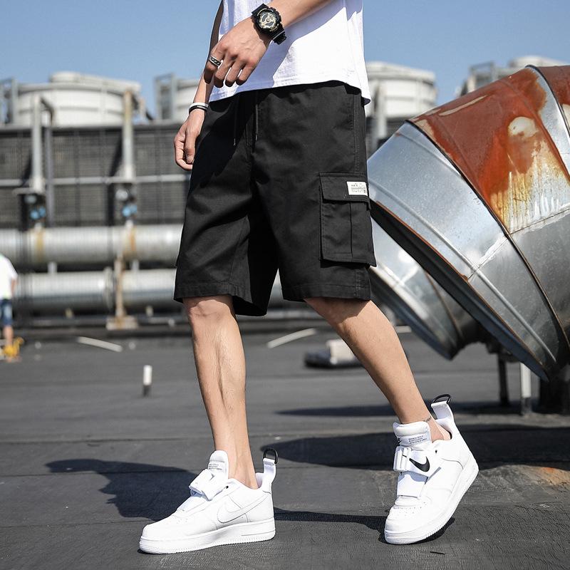 cross-border large size camouflage cargo pants men's summer 2023 new men's shorts thin loose casual beach pants