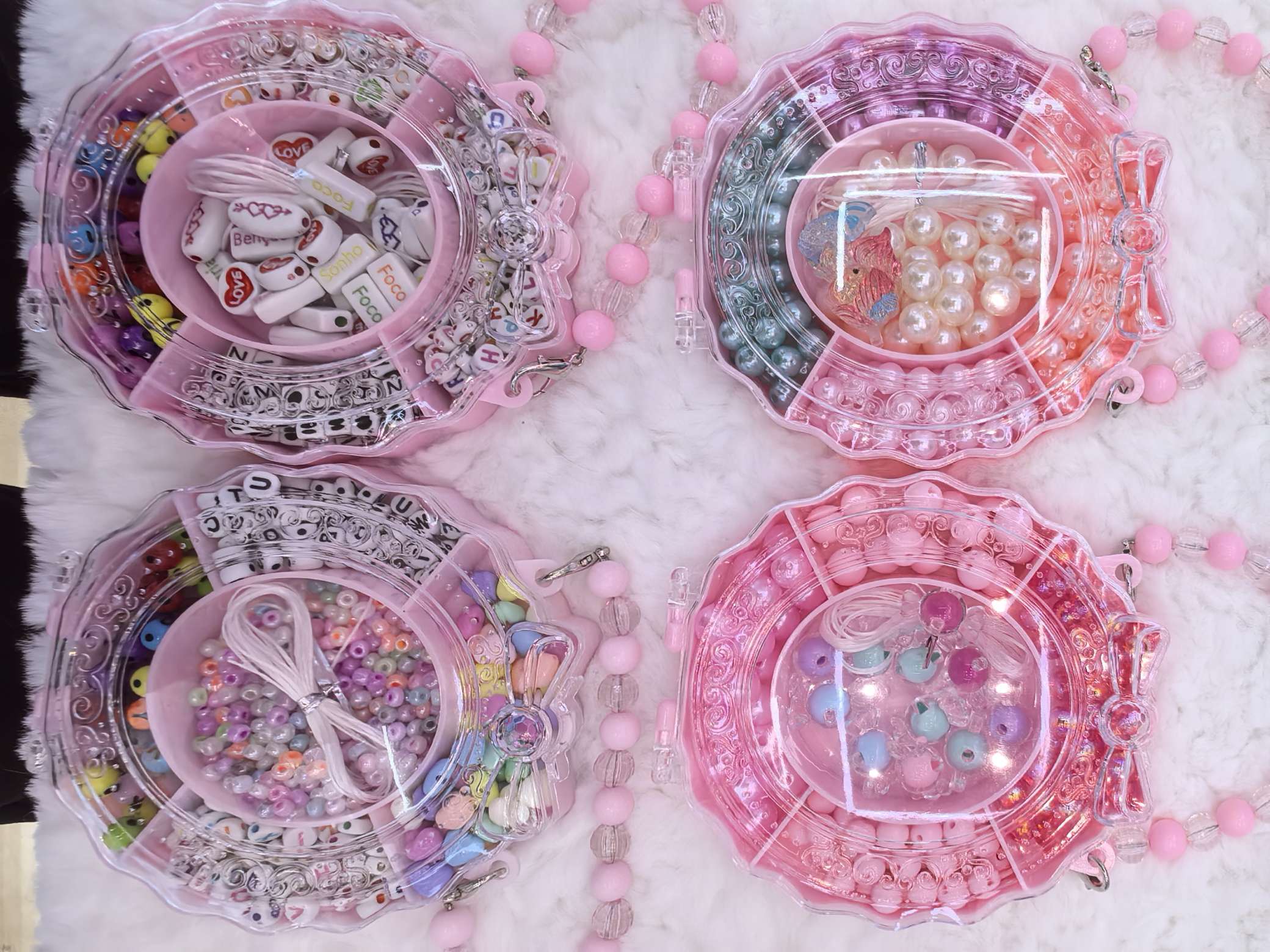  益智科教玩具 圣诞特别版穿珠DIY