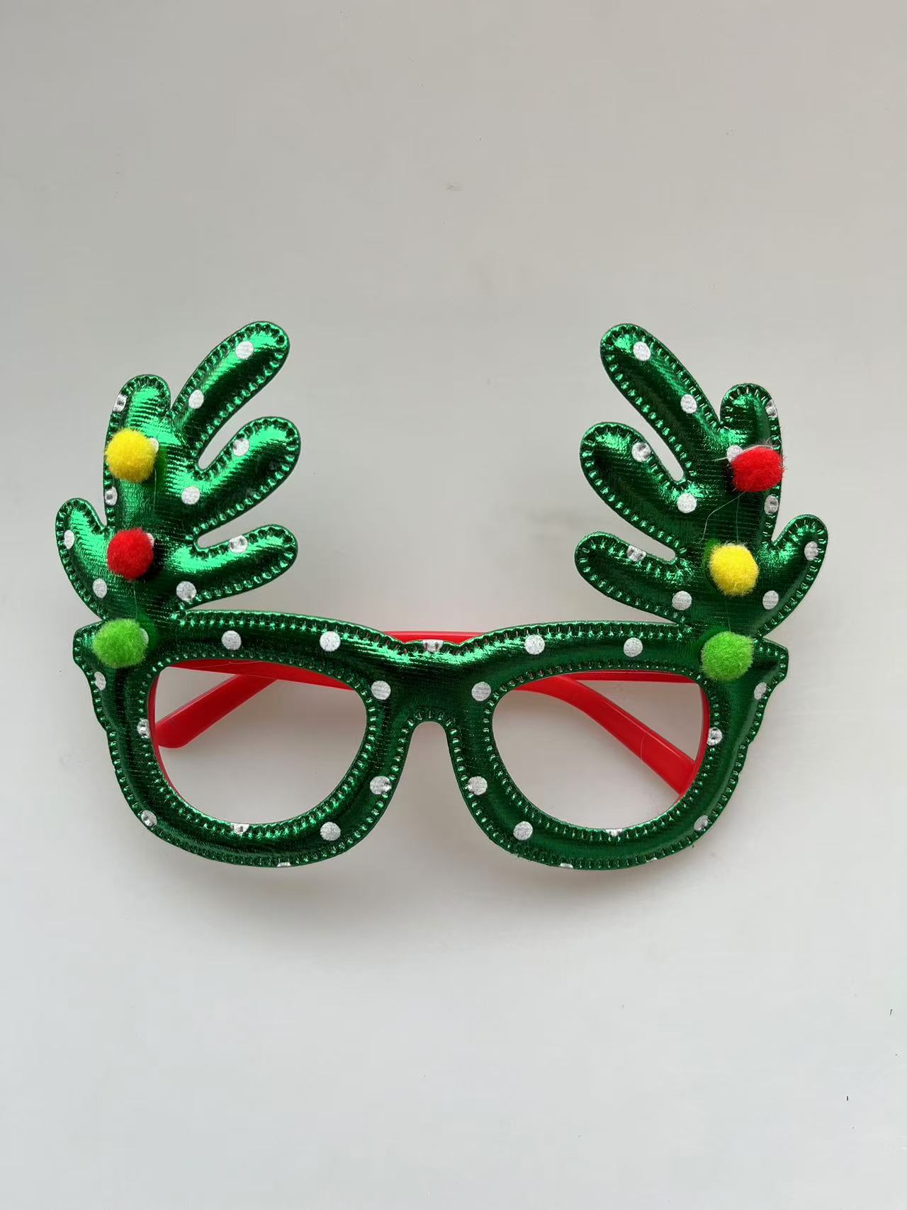 Christmas spectacle frames, female reindeer funny gift frames wholesale, Christmas student costume gifts, party decoration mirrors 8 details Picture